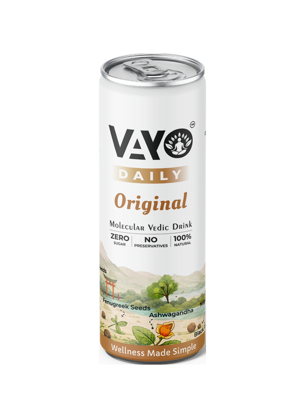 VAYO Daily Original hydrogen infused wellness drink can